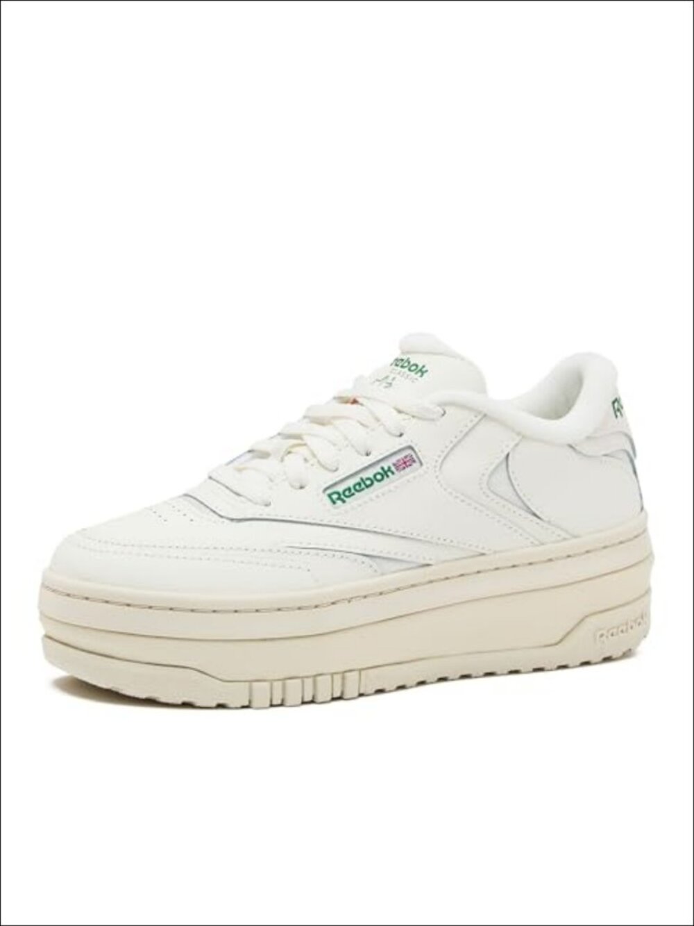 Platform Sneakers Leather Chunky Casual Tennis Walking Shoes